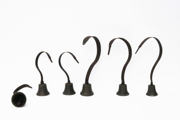 Six Antique Georgian Servants Bells
