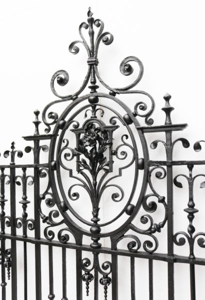 Antique Georgian Period Wrought Iron Gate