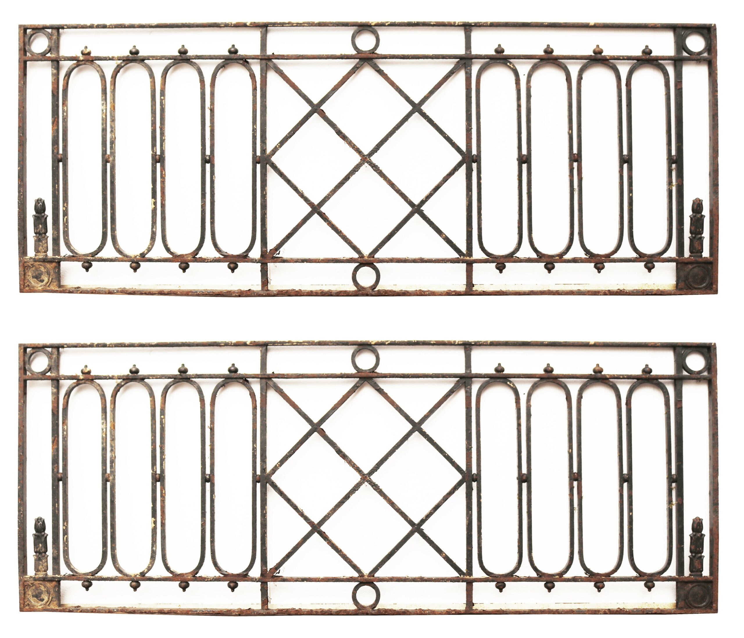 Pair of Wrought Iron Balcony Panels