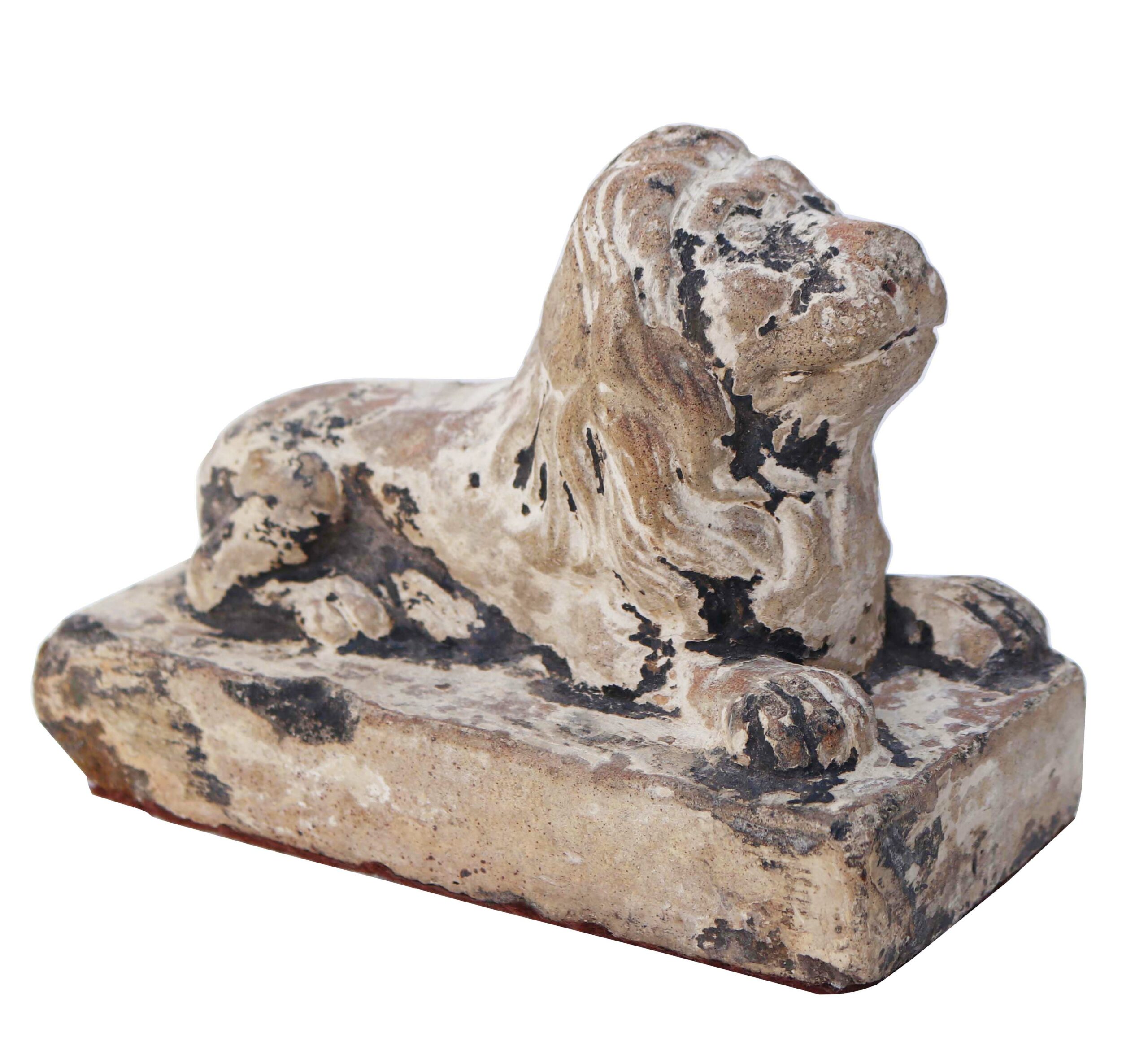 Antique Stoneware Lion