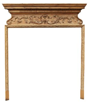 Antique Georgian Style Carved Fireplace