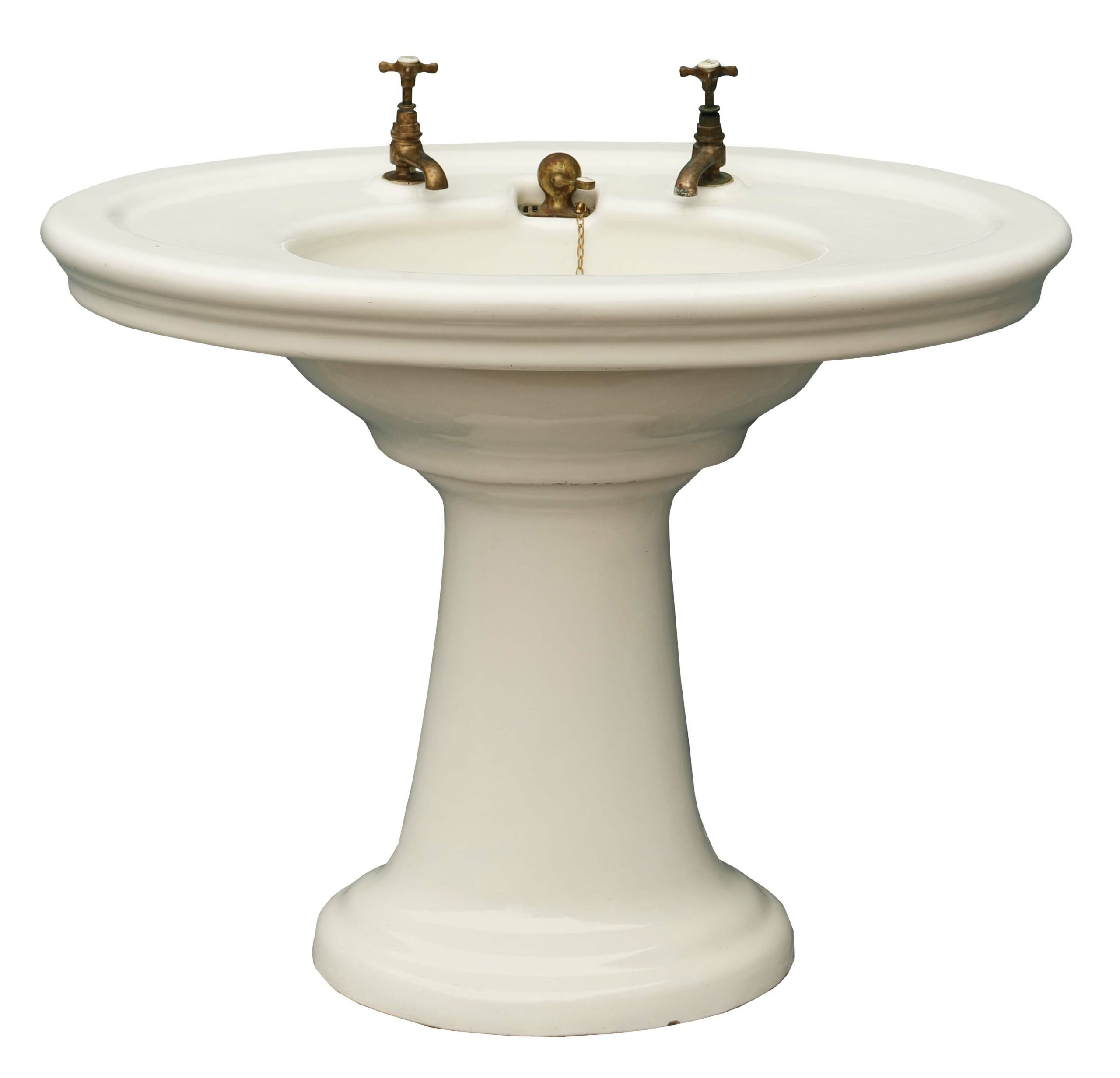 Antique Oval Shaped Pedestal Sink