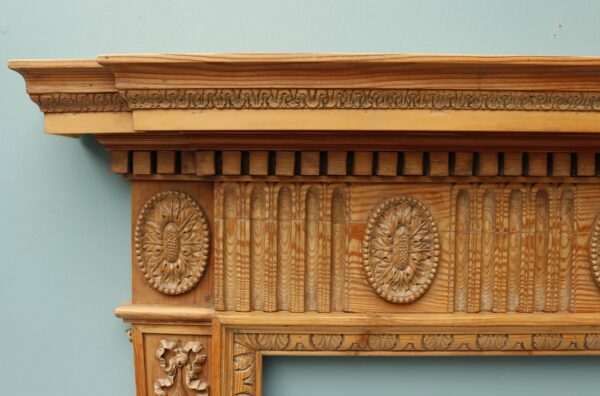 Antique English Carved Fireplace