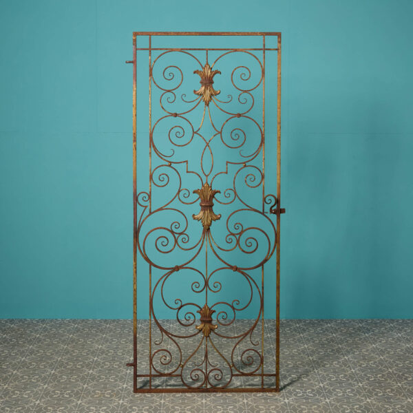 Antique Wrought Iron Pedestrian Gate