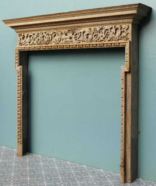 Antique Georgian Period Carved Fireplace