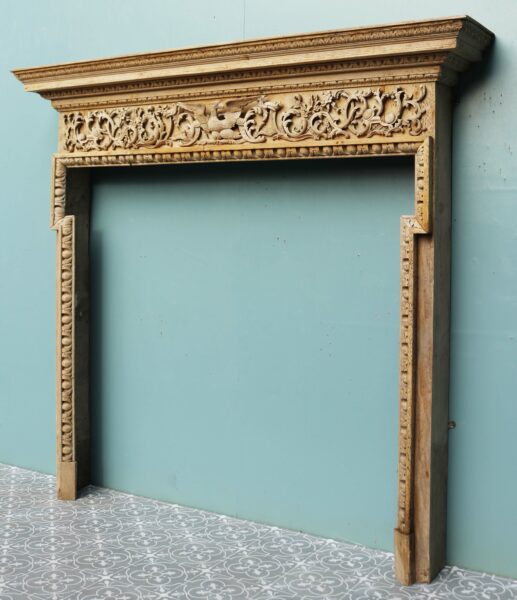 Antique Georgian Period Carved Fireplace