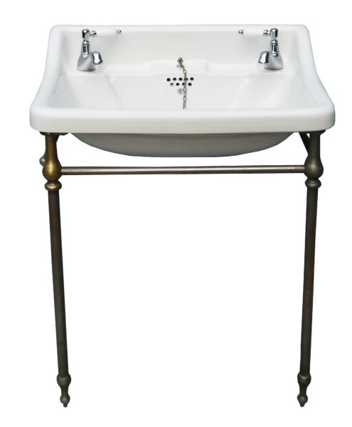 Antique Sink with Metal Stand