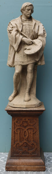 Antique Terracotta Statue of a Renaissance Artist 