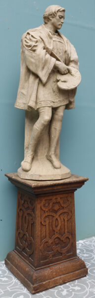 Antique Terracotta Statue of a Renaissance Artist 