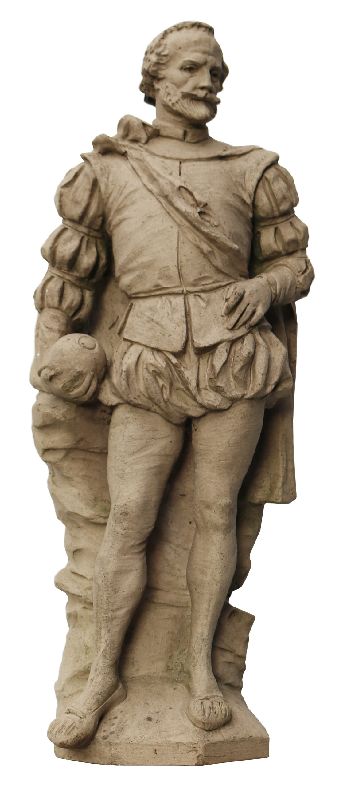 Antique Terracotta Statue of Francis Drake