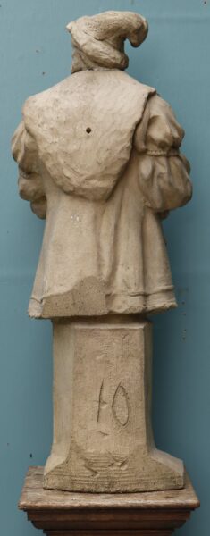 Antique Terracotta Statue of a Renaissance Scholar