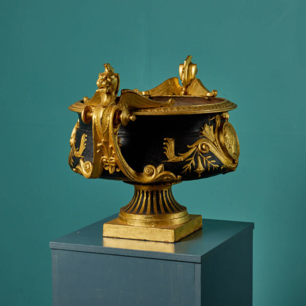 Antique Cast Iron Centrepiece Urn