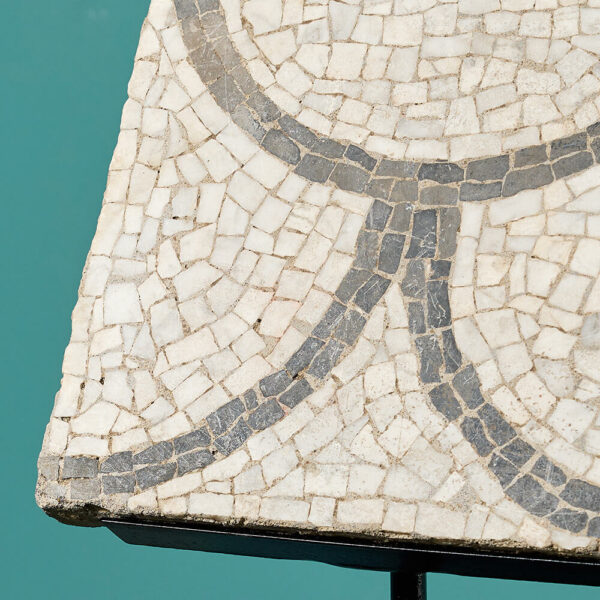 Roman Style Mosaic Fragment on Stand