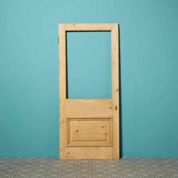 20942-1 A 19th Century Stripped Pine Exterior or Front Door