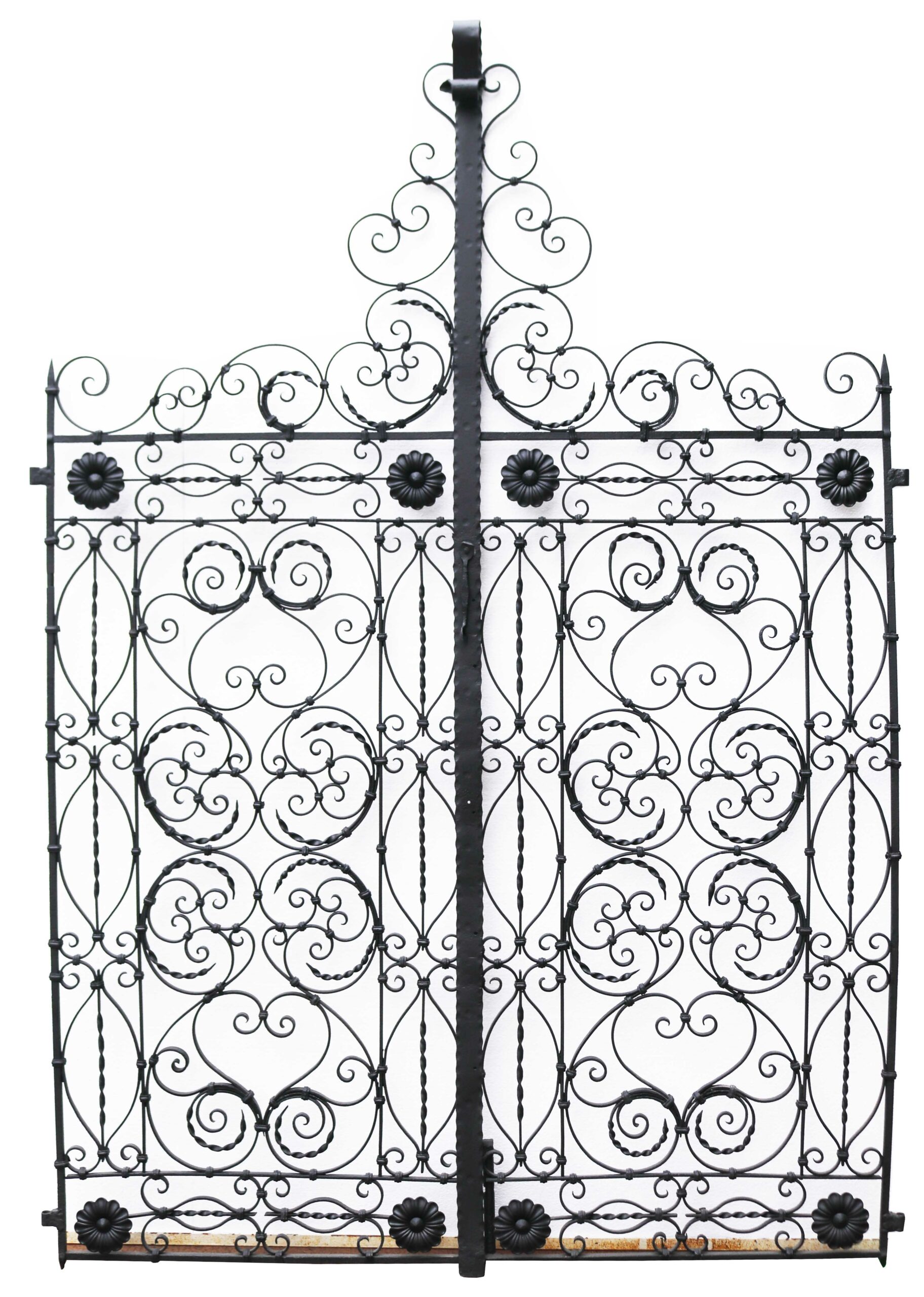 Set of Ornate Antique Wrought Iron Gates