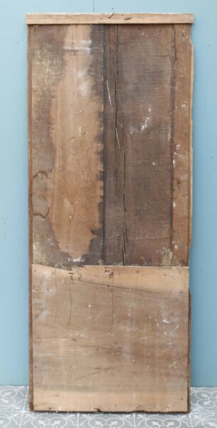 French Antique Painted Oak Wall Panel