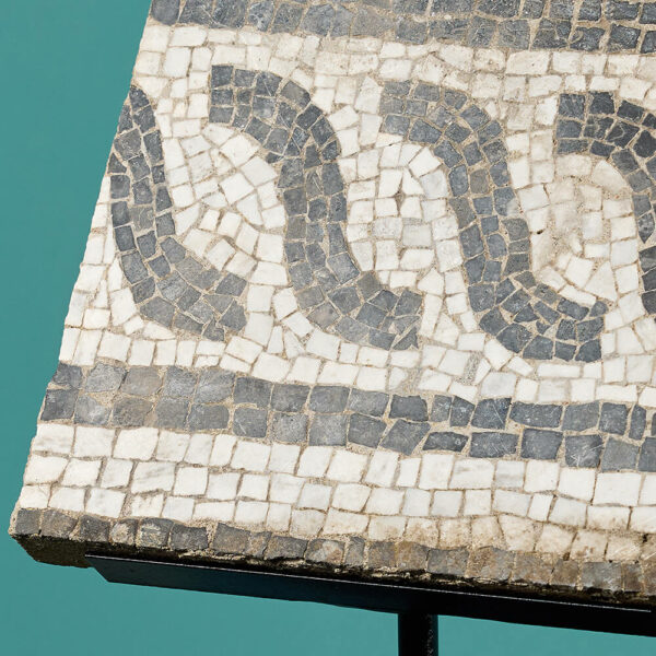 Antique Mosaic Fragment on Stand
