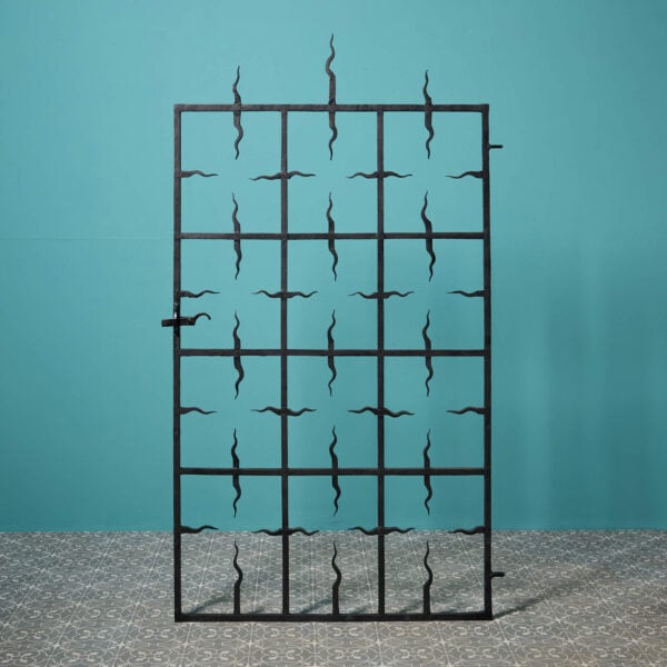 Tall Wrought Iron Antique Gate