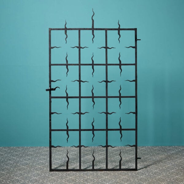 Wrought Iron Tall Antique Gate