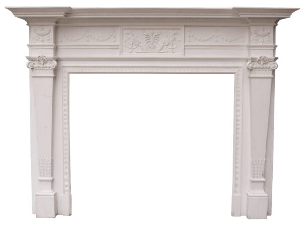 Georgian Neoclassical Style Fireplace
