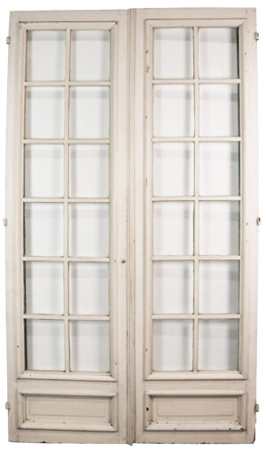 Set of Glazed French Interior Doors
