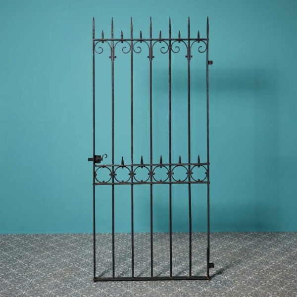 Tall Georgian Wrought Iron Side Gate