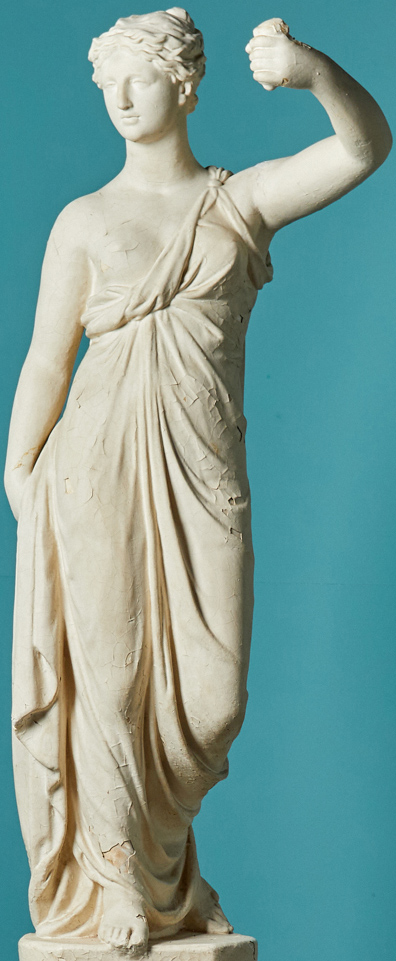 Antique Neoclassical Plaster Statue by Bruciotti