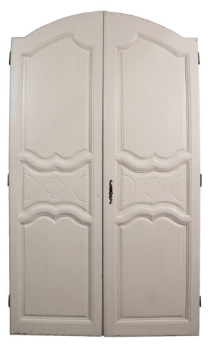Set of Painted French Cupboard Doors