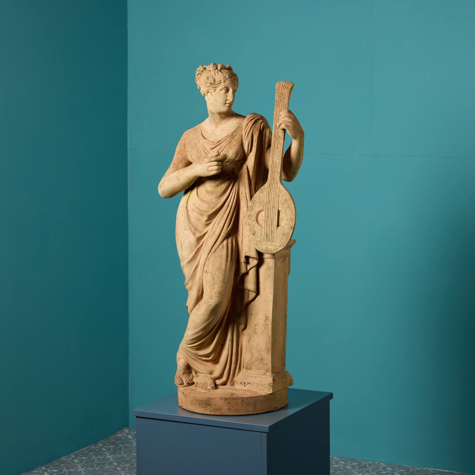 Antique Terracotta Venus Statue