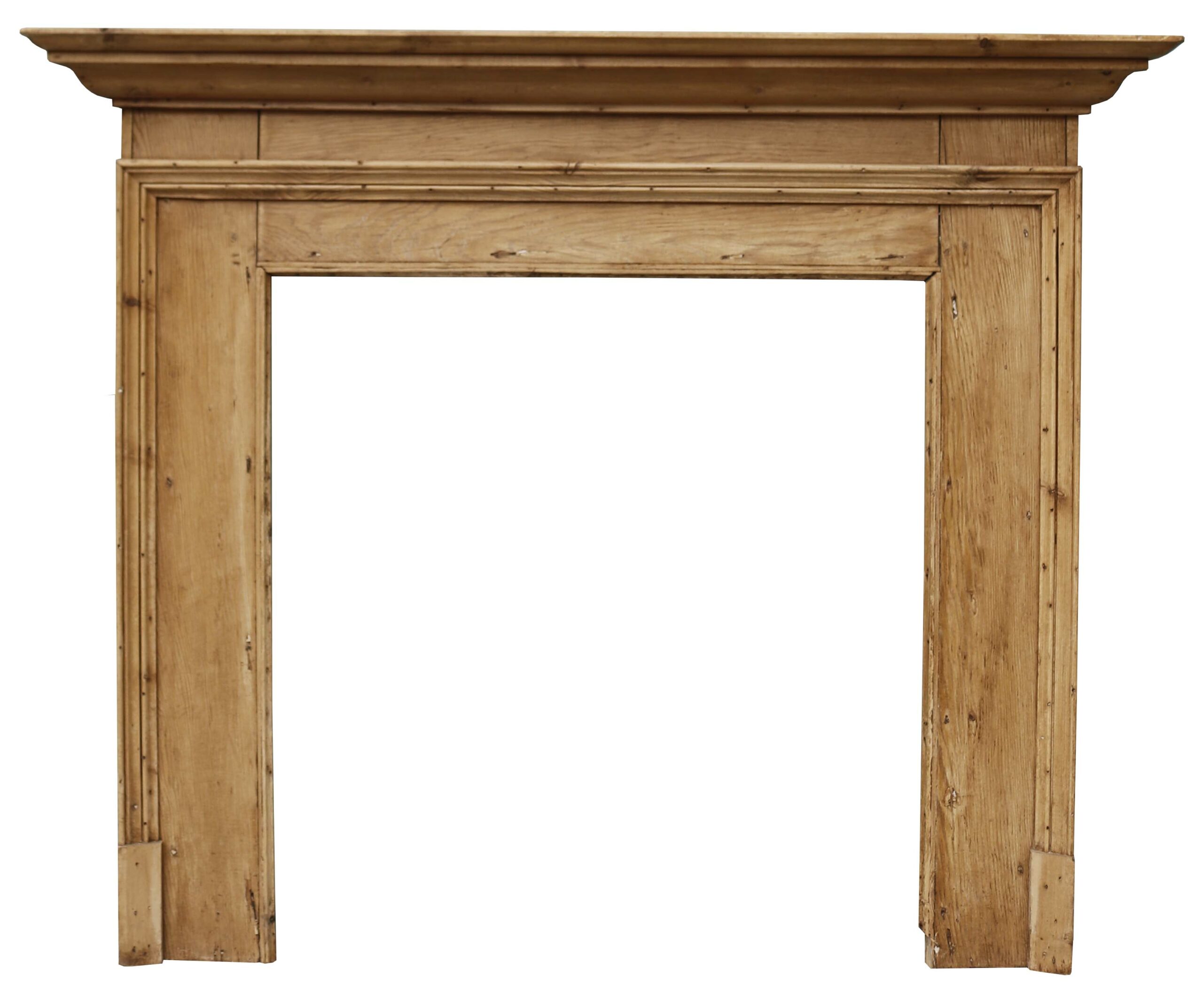 Antique Country Style Timber Fireplace