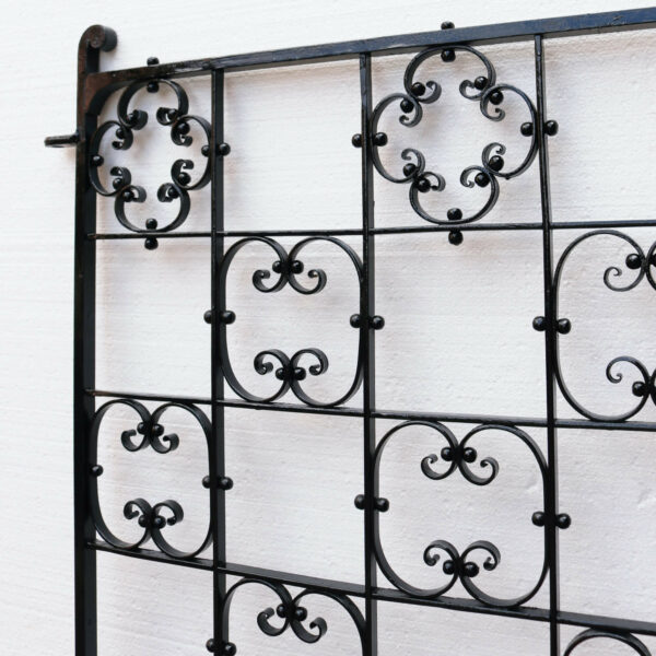 Low Wrought Iron Garden Side Gate