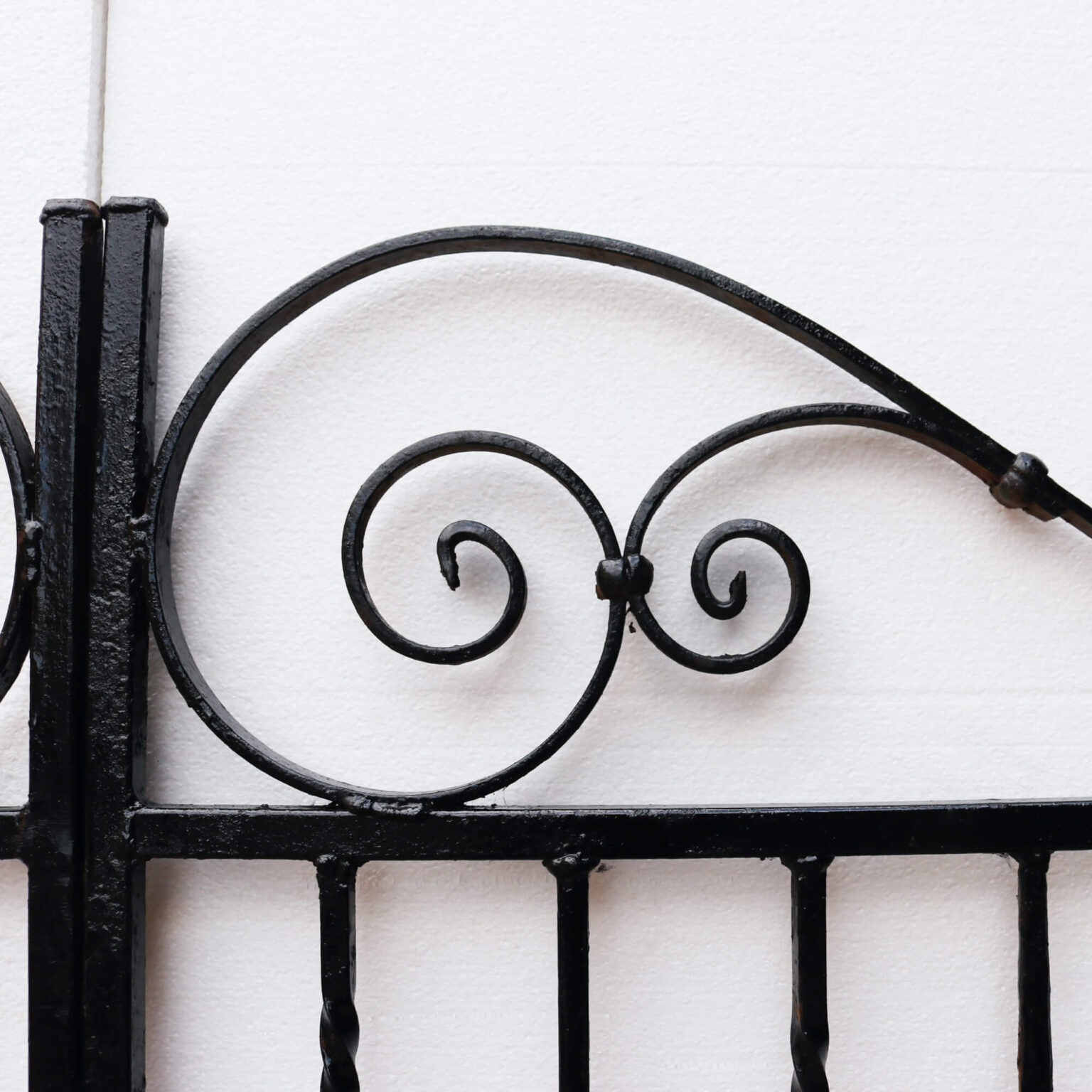 Set of Decorative Wrought Iron Garden Gates UK Architectural Heritage