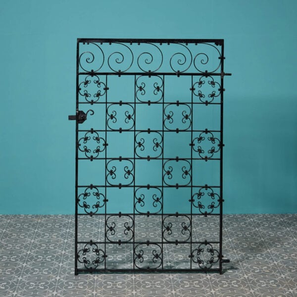19th Century Antique Wrought Iron Side Gate