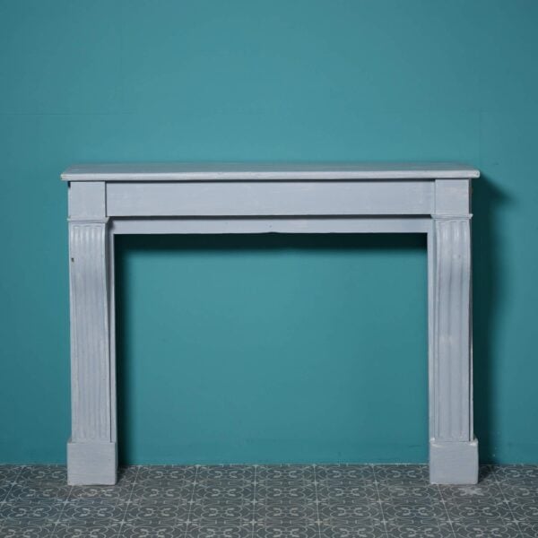Antique Painted French Timber Fireplace