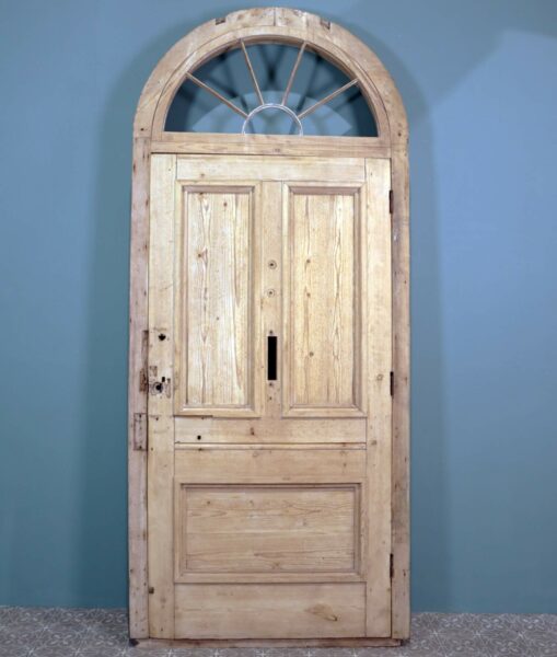 Reclaimed Georgian Front Door with Fanlight