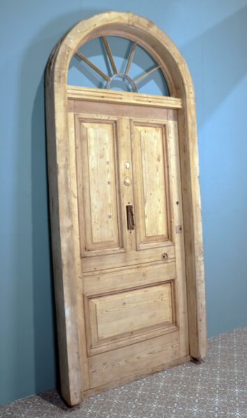 Reclaimed Georgian Front Door with Fanlight