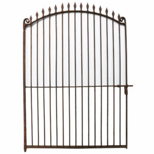 Tall Wrought Iron Arched Side Gate