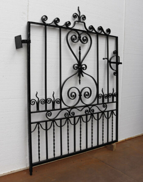 Wrought Iron Side Gate with Original Latch