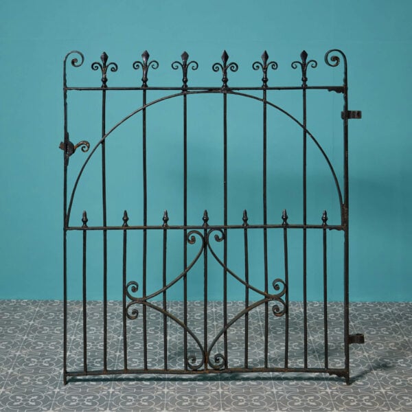 Antique Georgian Style Wrought Iron Side Gate