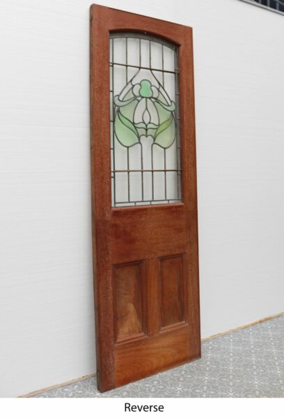 Victorian Internal Door with Stained Glass