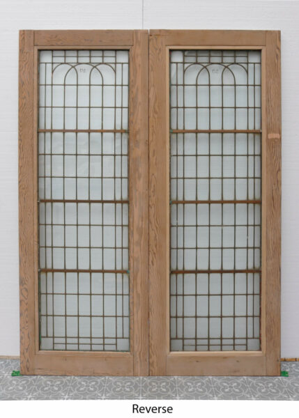 Set of Reclaimed Copperlight Art Deco Double Doors (2)