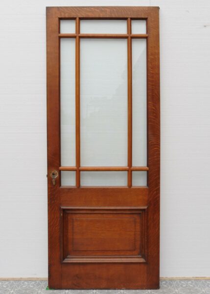Exterior Margin Glazed Edwardian Oak Door