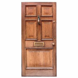Oak Georgian Style Front Door with Knocker