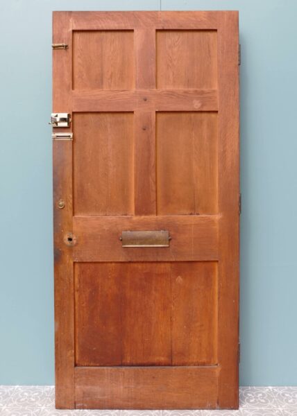 Oak Georgian Style Front Door with Knocker