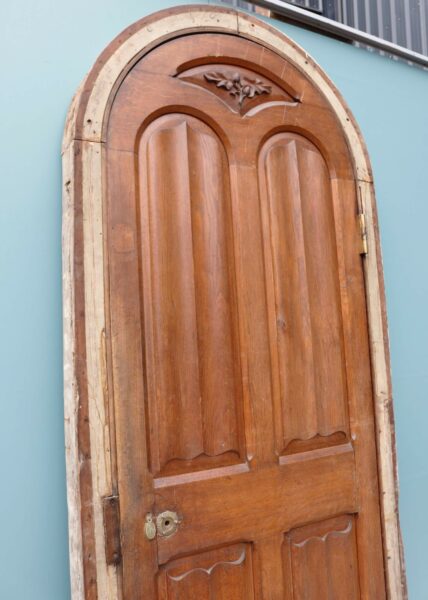 Victorian Reclaimed Oak Front Door with Frame