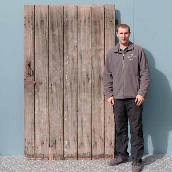 Old Reclaimed Rustic Elm Plank Door