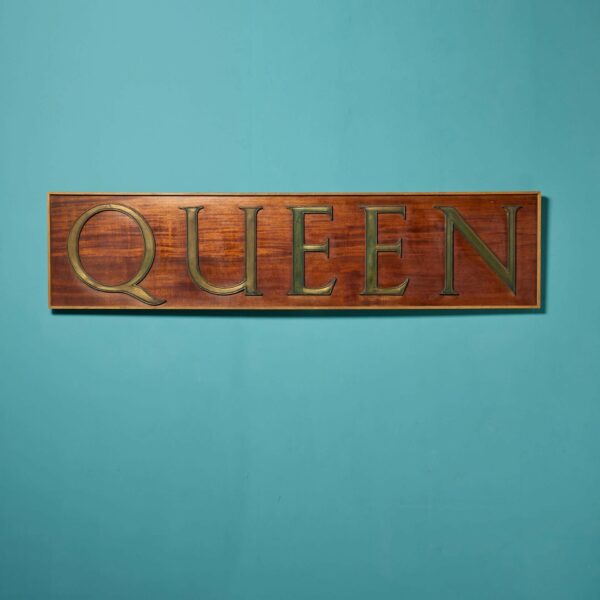 Large Reclaimed ‘Queen’ Wall Hanging Sign