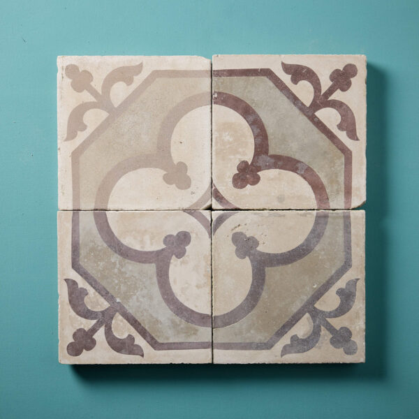 Reclaimed Patterned Encaustic Floor Tiles 3 m2 (32 sq ft)