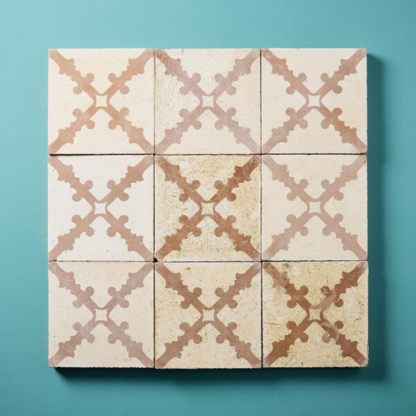 Reclaimed Patterned Encaustic Floor Tiles 19.2 m2 (206 sq ft)