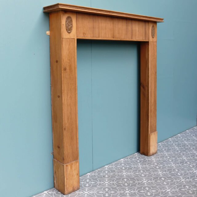 Reclaimed Victorian Wooden Fire Surround UK Architectural Heritage